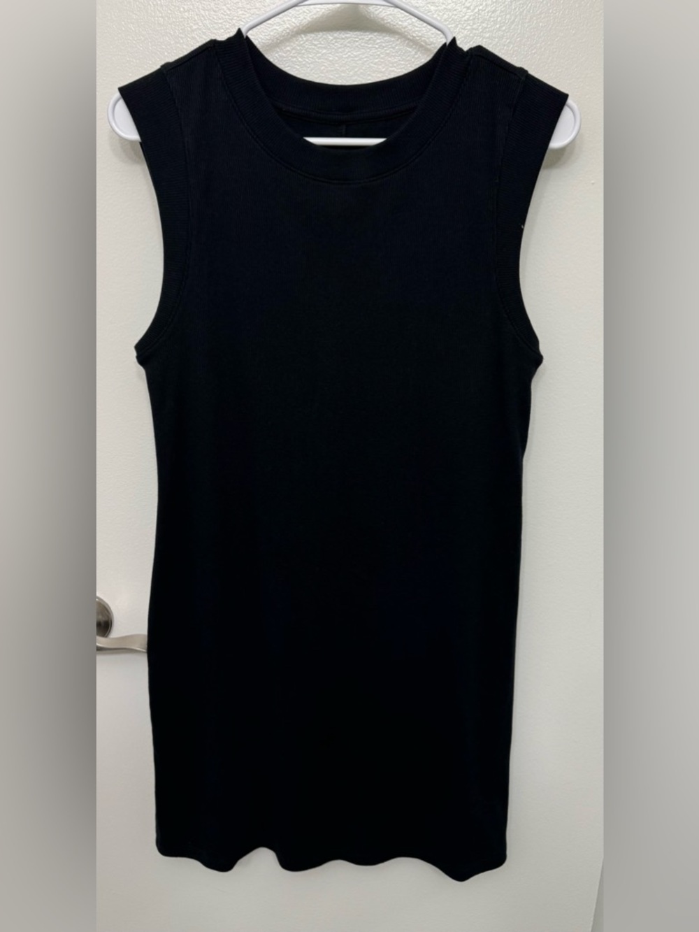 EUC A New Day Muscle Tank Mini Dress | Casual Sleeveless T-Shirt Dress - Picture 2 of 4